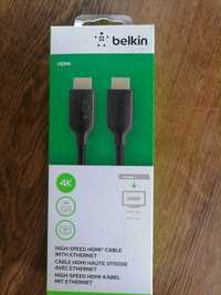 Belkin HDMI кабел с Ethernet поддръжка, M/M, позлатени конектори, 1 m,