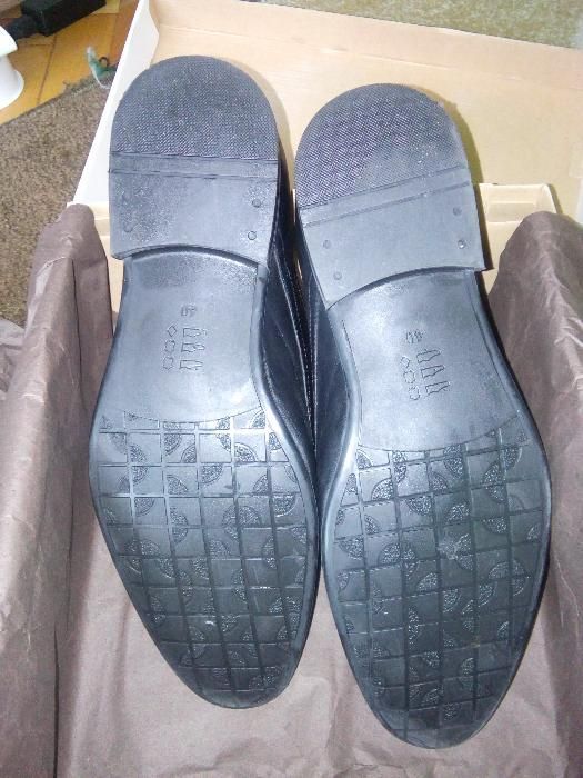 НОВИ Български официални мъжки обувки - естествена кожа