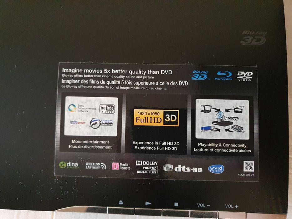 Blu-Ray Система за домашно кино 3D Sony BDV-E190