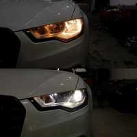 Lupe Bixenon + kit Led 60W Audi A3,A4,A6,Q2,Q5+montaj