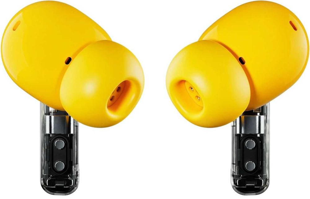 Nothing Ear (a) - Безжични слушалки с ANC и Hi-Res Audio (Жълти)