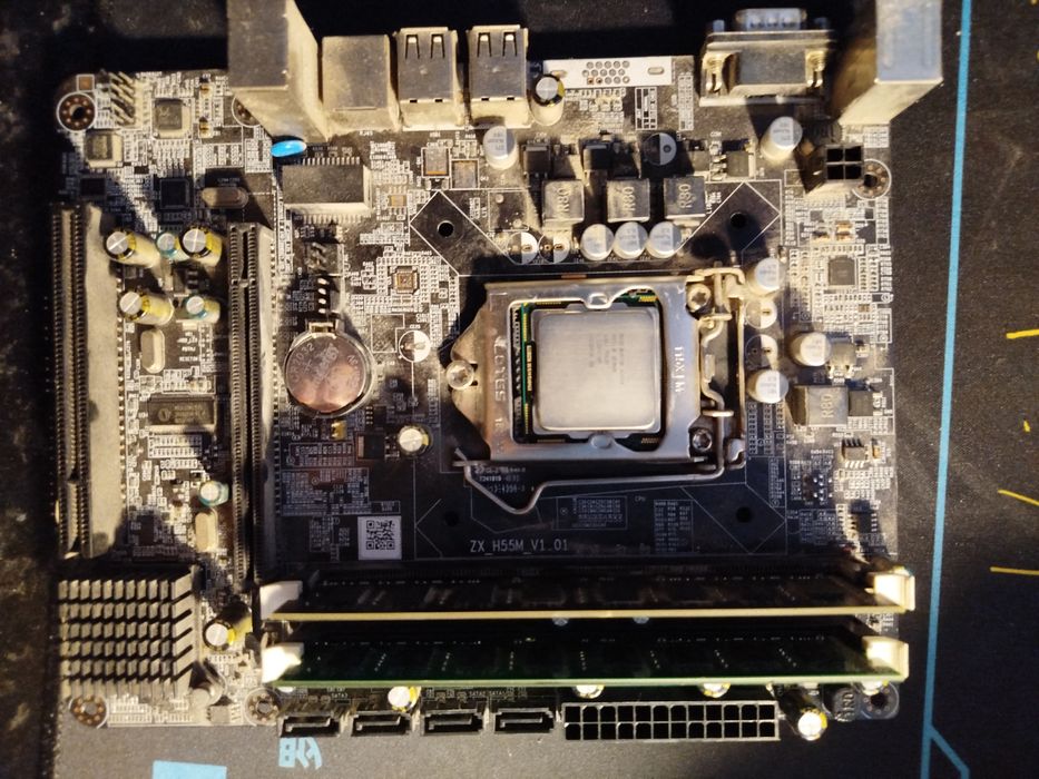 Комплект материнская плата, процессор, оперативная память, и кулер