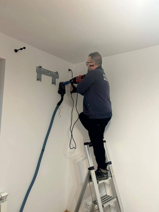 Instalare aer conditionat cu aspirator !