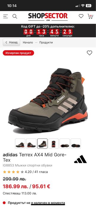 Adidas terrex gore tex