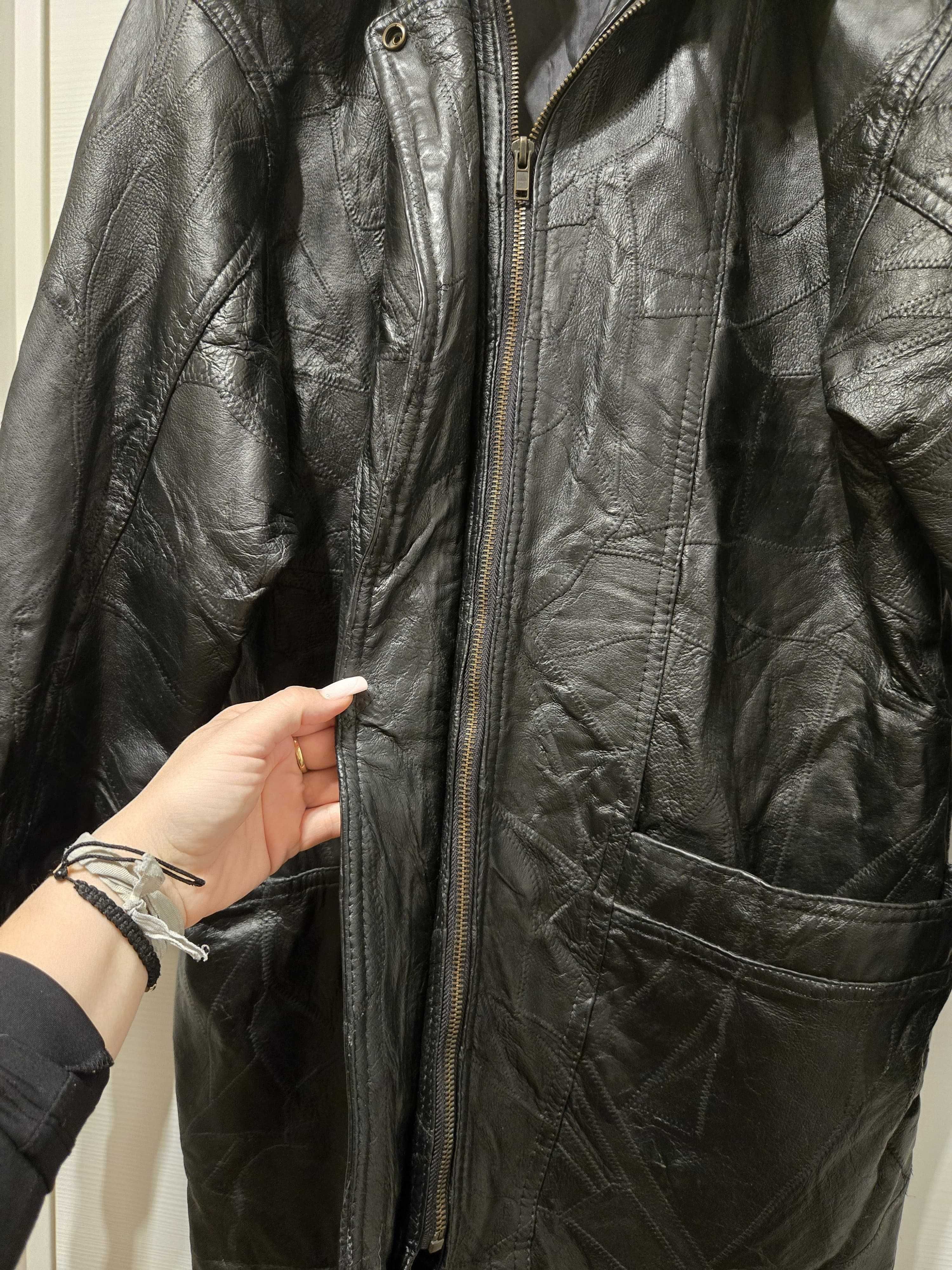 Geaca, parpalac, jacheta, palton piele naturala dama/femei marimea XL