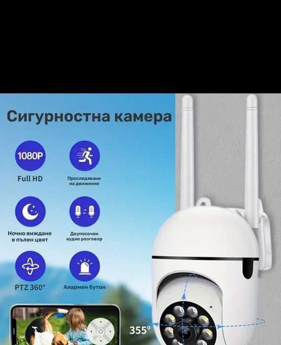 Wi fi Smart Камера FHD PTZ 2.0MP 1080P  Camera