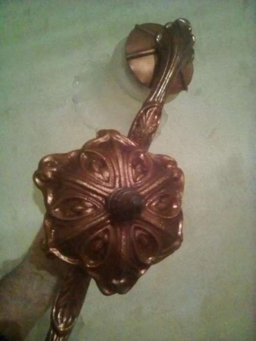 Lustră 2 brate bronz