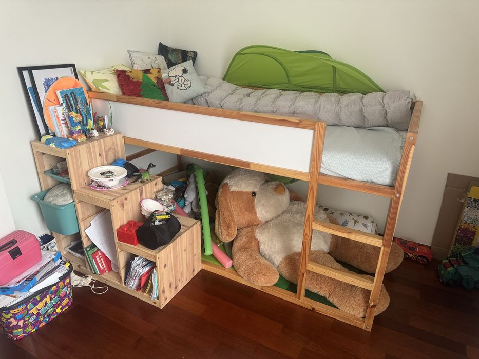 Pat supraetajat copii ikea reversibil