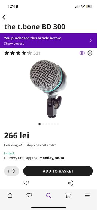 Microfon pentru Bass Drum