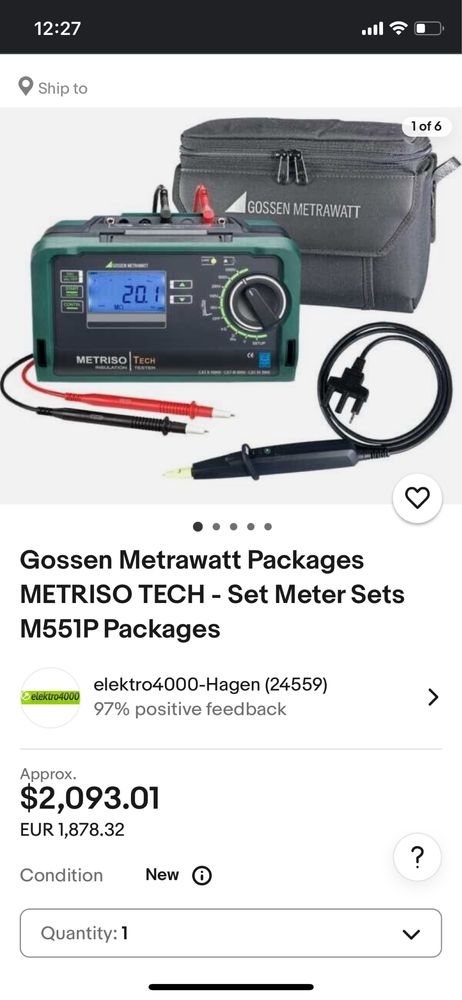 Tester izolatie aparat masura impamantare profesional Metriso Tech