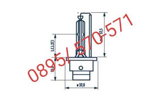 NARVA крушка ксенон D2S Xenon 85V/35W