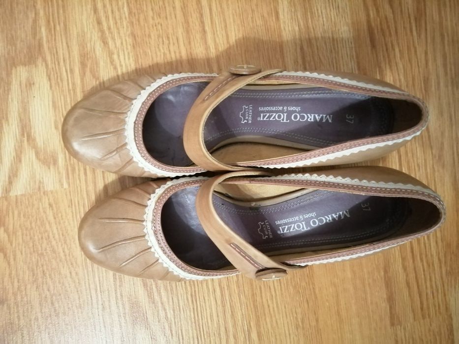 Vând pantofi de piele, damă Marco Tozzi