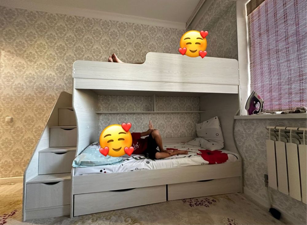 Двухъярусный кровать сатылады
