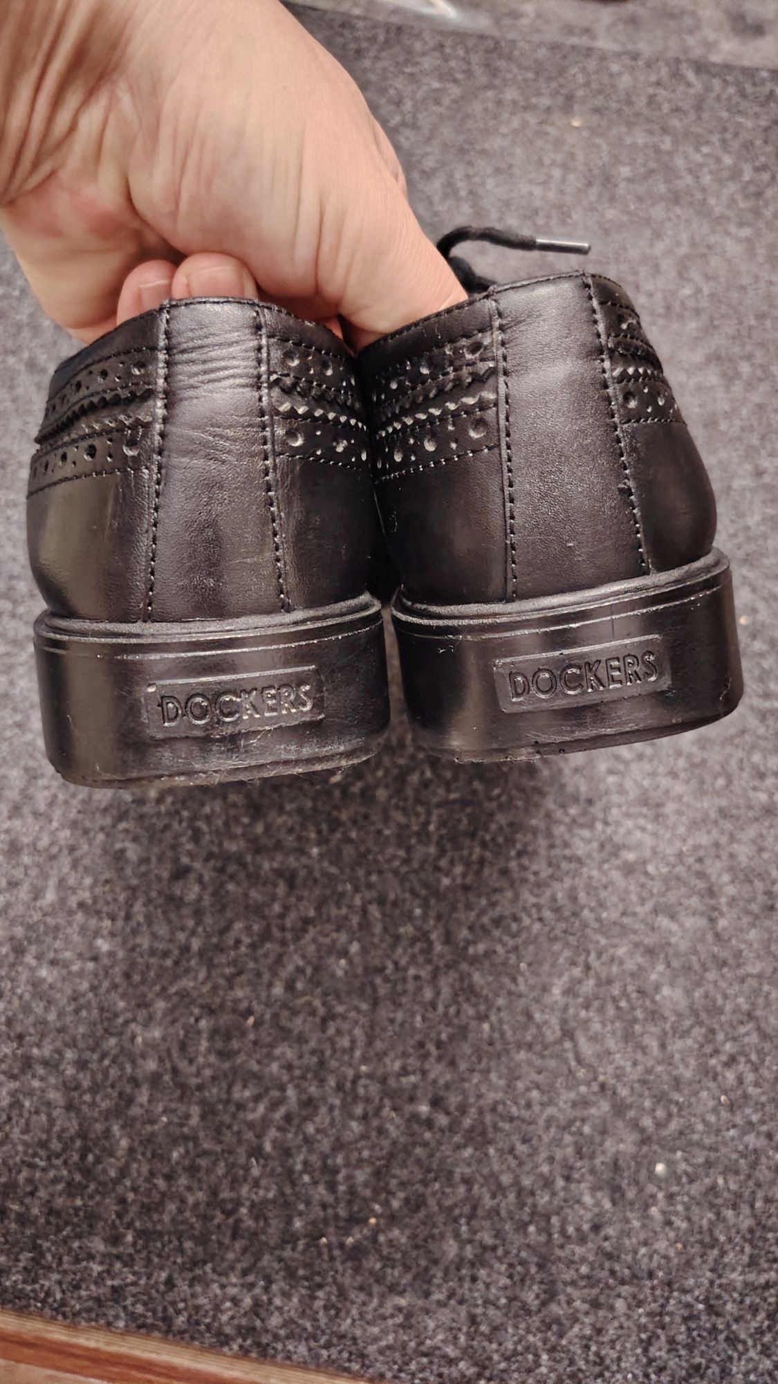Фирменный туфли "DOCKERS" кожа