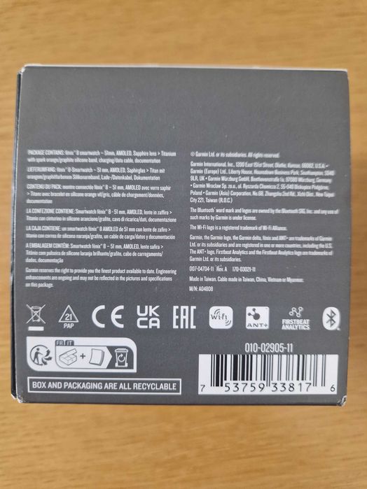 Garmin Fenix 8 Amoled Sapphire Premium 51mm