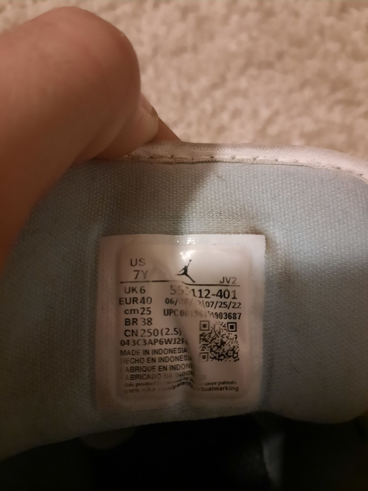 Jordan 1 albaștri mărimea 40