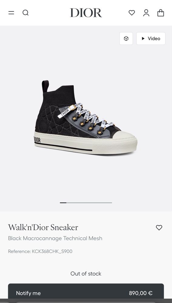 дамски кецове Dior