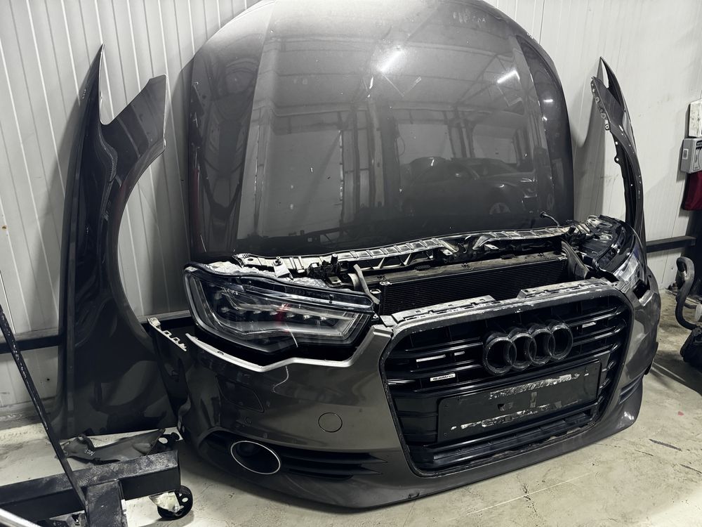 Bot Fata completa audi a6 c7 capota aripi bara far led