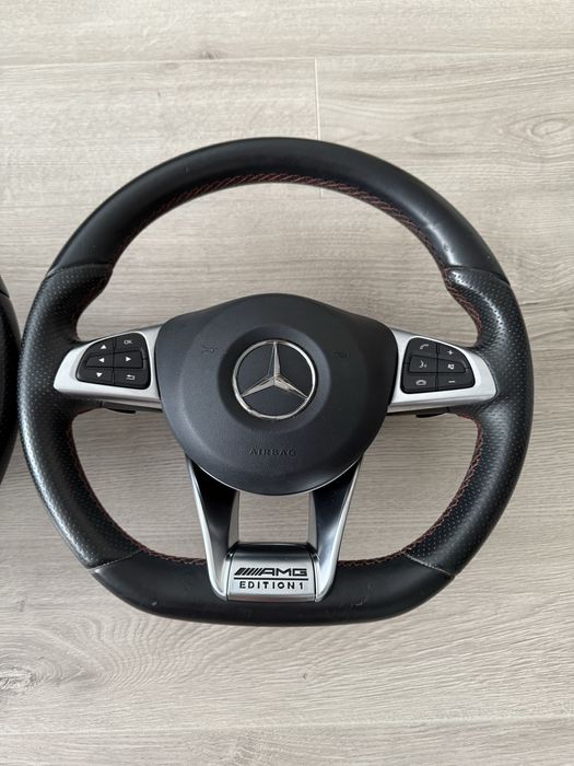 Волан Mercedes AMG W205 W213 червен или черен конец