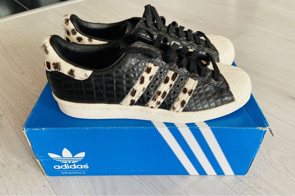 Маратонки сникърси кецове Adidas Superstar animalprint limited edition