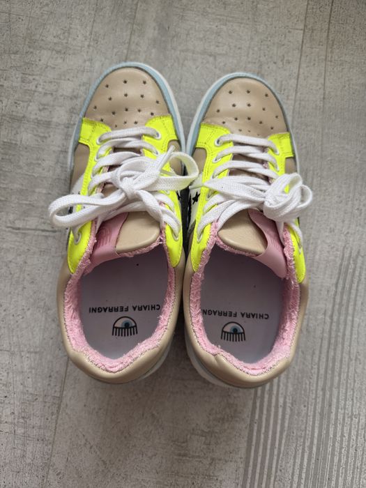 Кожени кецове Chiara Ferragni, 38 размер