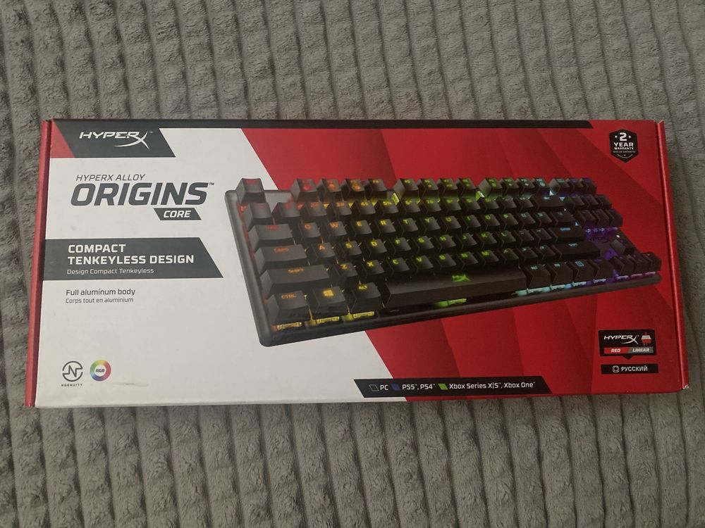 Продам Клавиатуру HyperX Alloy Origins core rgb