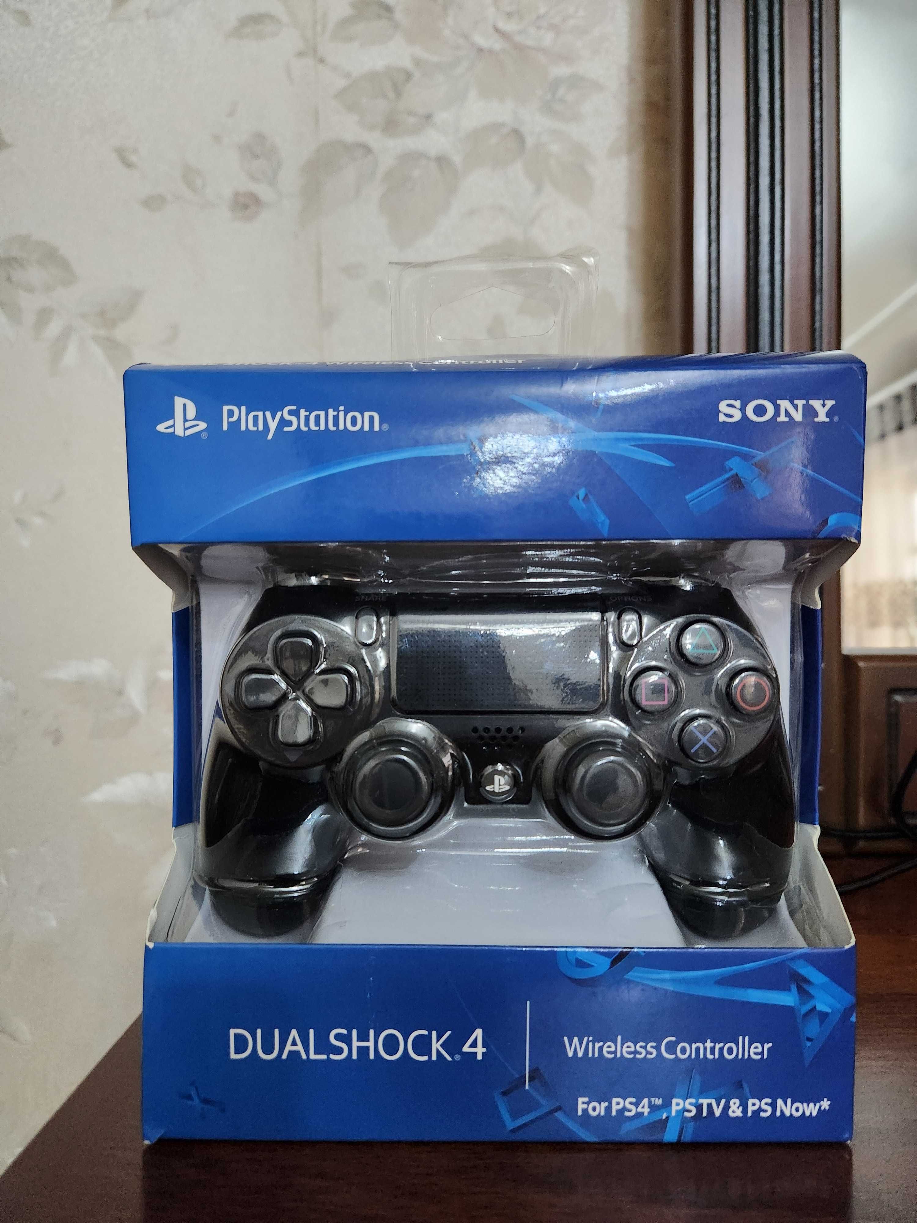 Джойстик PS4 original+зарядный кабель
