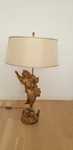 Accesoriu decorațiune lampa vintage colectie lemn Anglia 1890