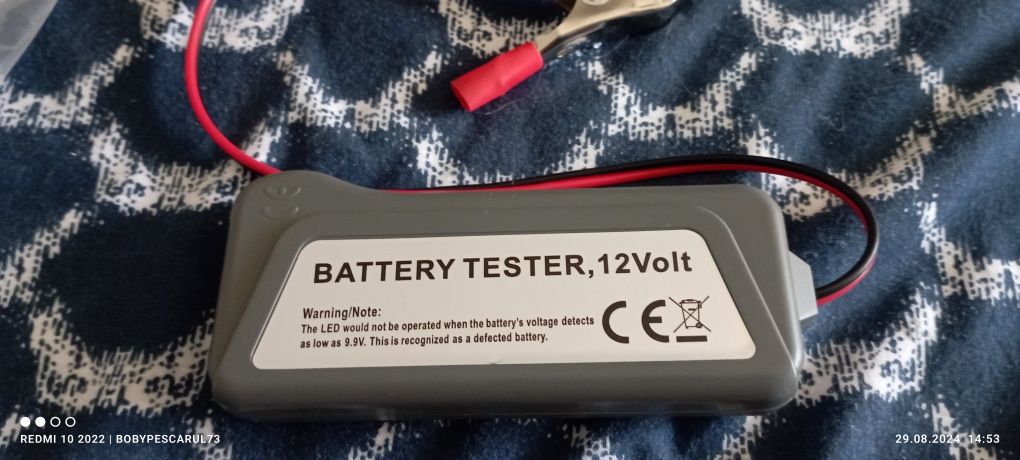 Tester baterie auto