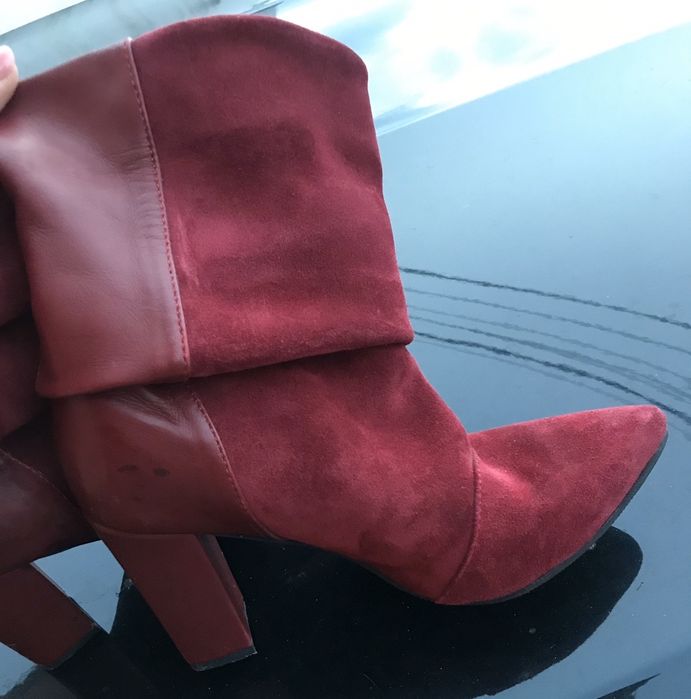 Botine piele naturală, lucrate la comandă