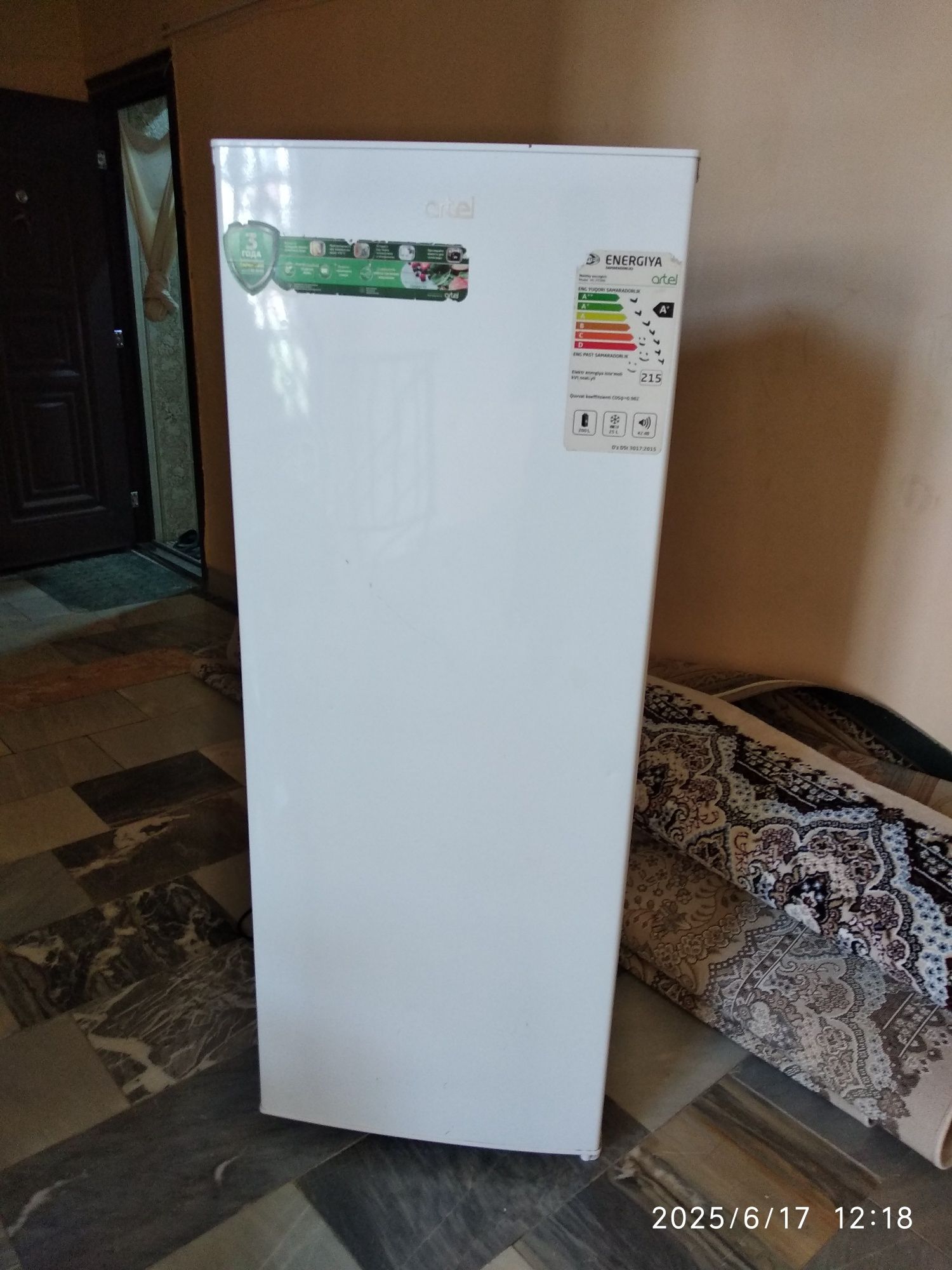 Artel xolodilnik sotiladi