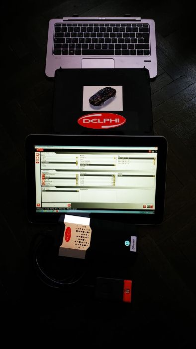 Kit Tester Diagnoza Auto Delphi2 Ds150 E2023 + Laptop Touchscreen