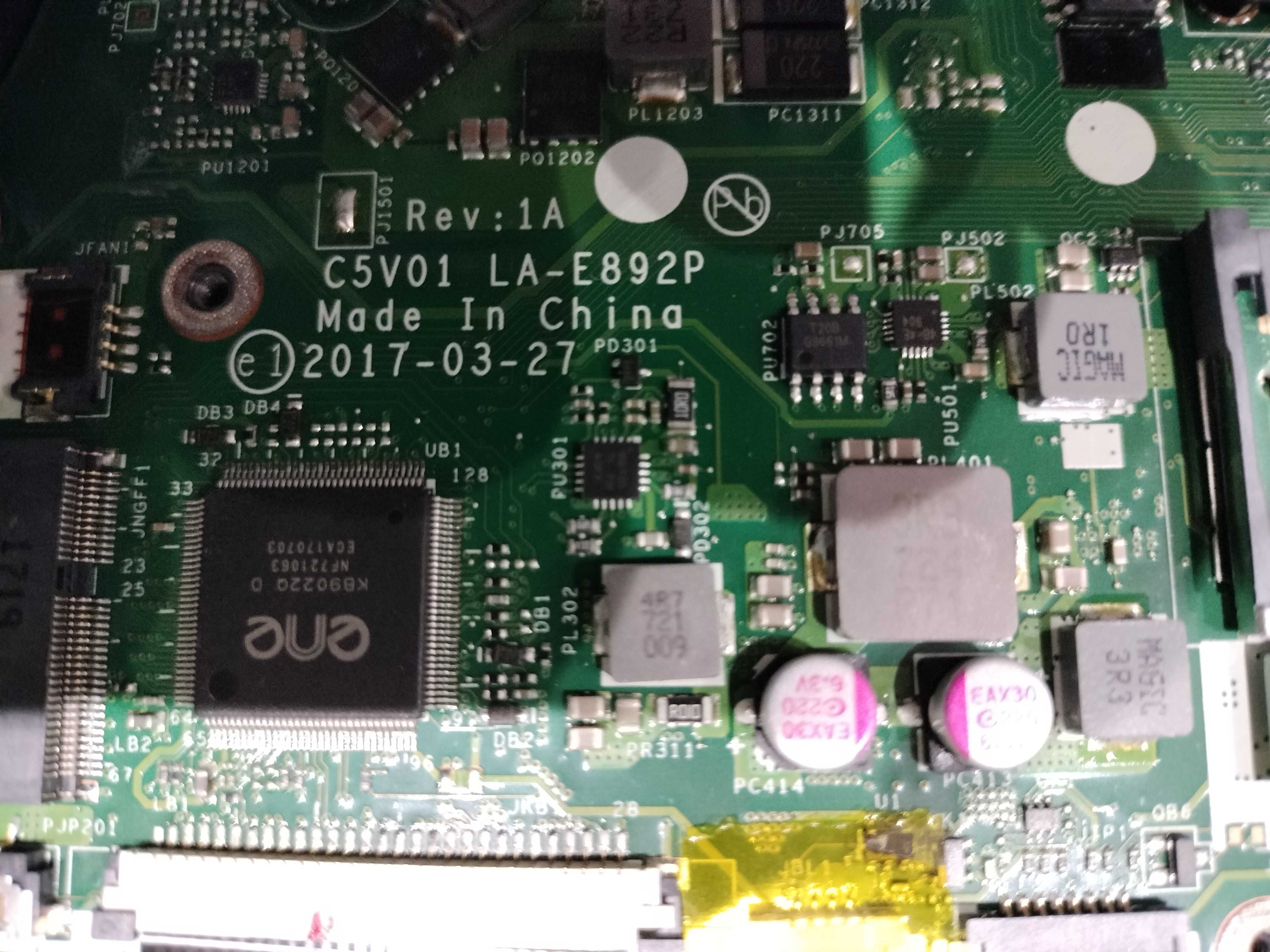 Placa de baza Acer nitro5-an515,intel i5-8250u,NVidia MX 150 2gb