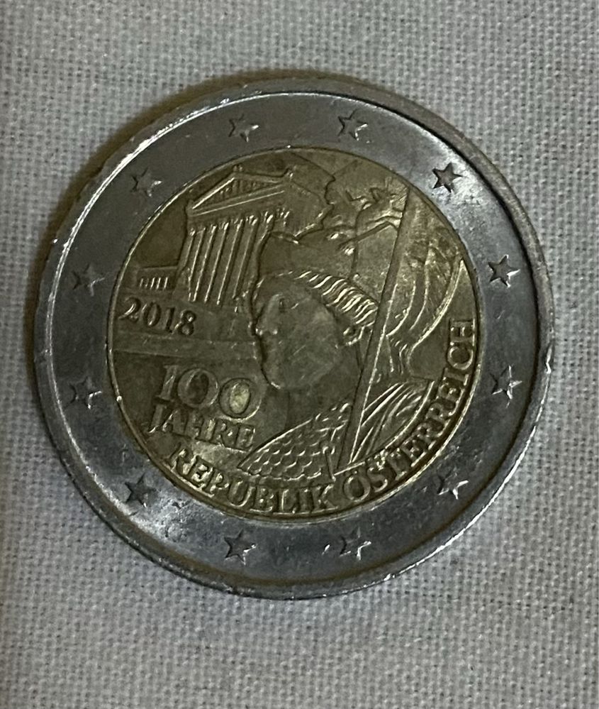 Юбилейна австрийска монета от 2€