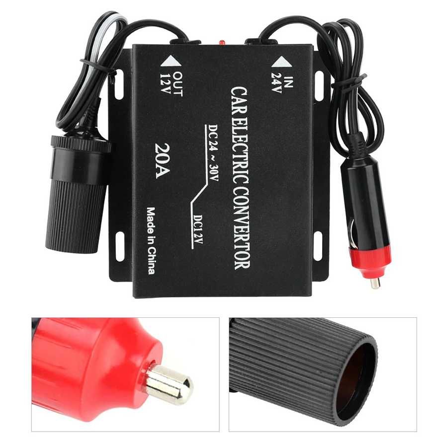 Конвертор 24V-12V 20A