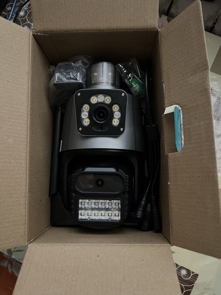 Yangi Dual Lens WiFi Alarm Kamera – 499 000 so‘m 360 kamera