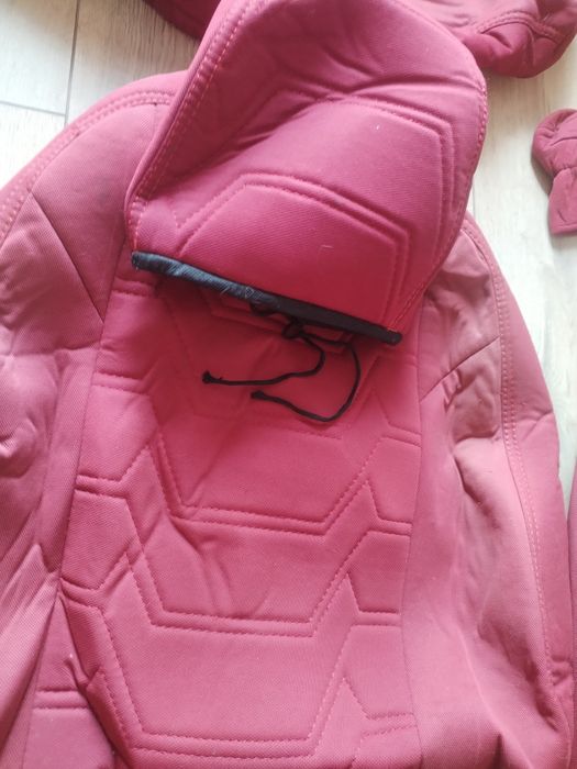 Чехол на авто Спарк бордовый цвет+бонус!