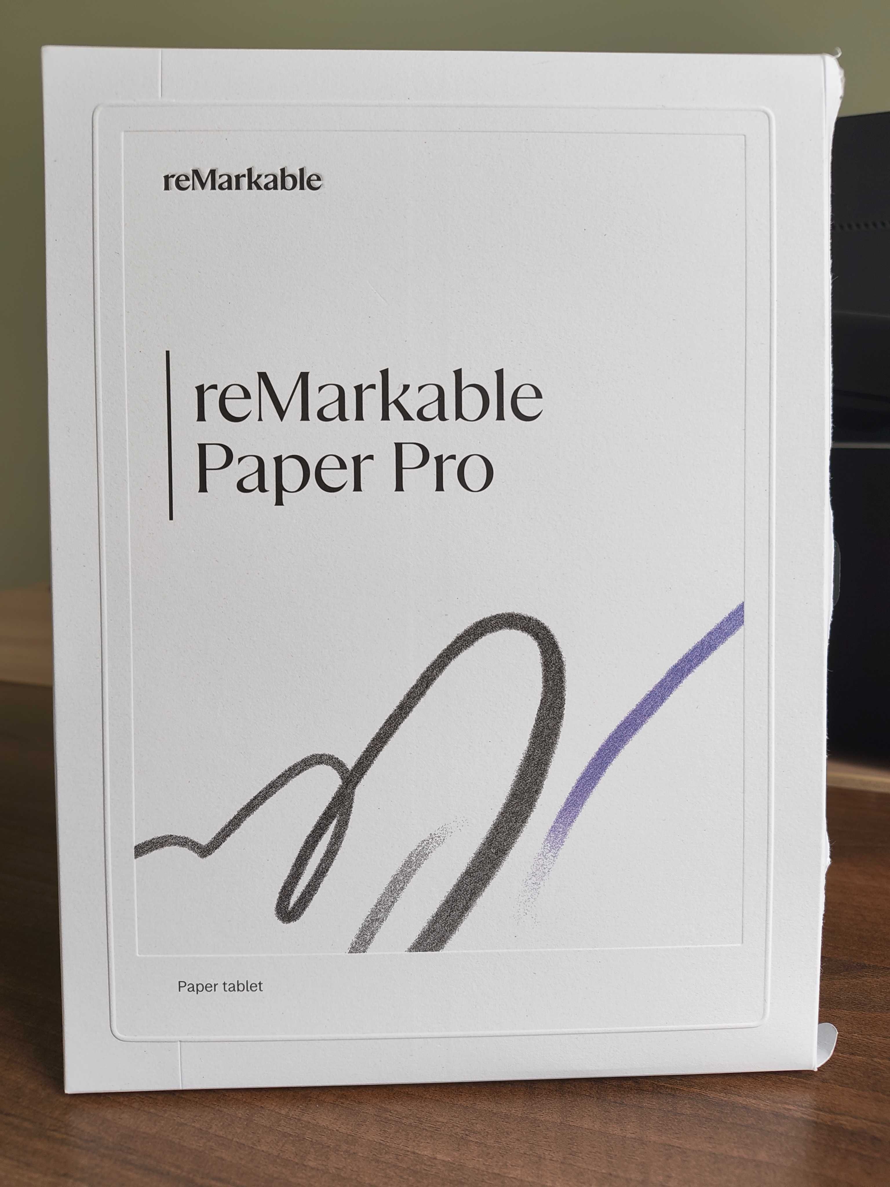 reMarkable Paper Pro + Marker Plus + Type Folio – перфектно състояние