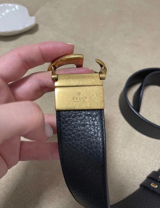 Curea Gucci Reversibila, marimea 75