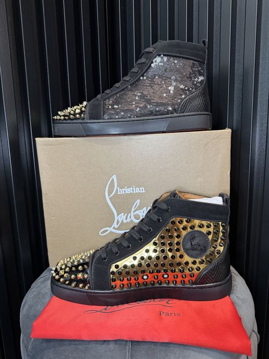 41 42 43 Christian Louboutin Black gold