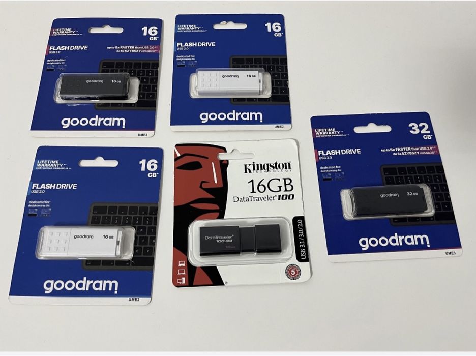 Stick Memorie Kingston Goodram 16GB 32GB 64GB 128GB Card Memorie Micro