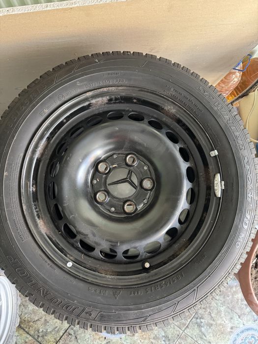 185 65 15 DUNLOP iarna jante Mercedes