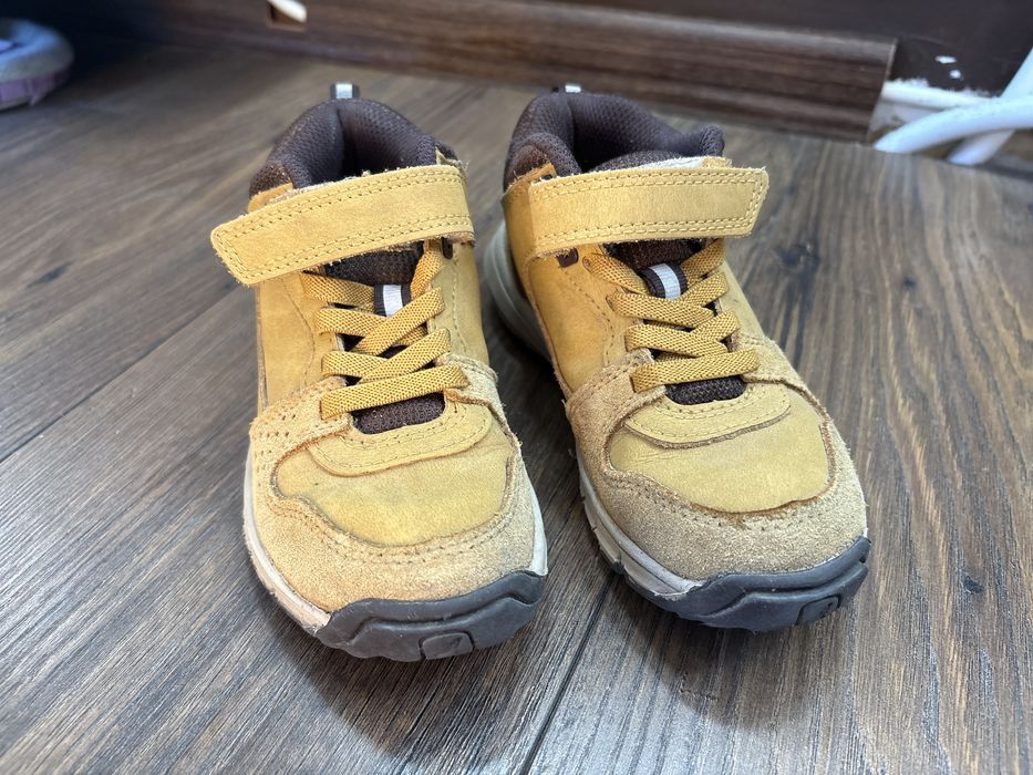 Кожени маратонки Newfeel за момче - размер 28