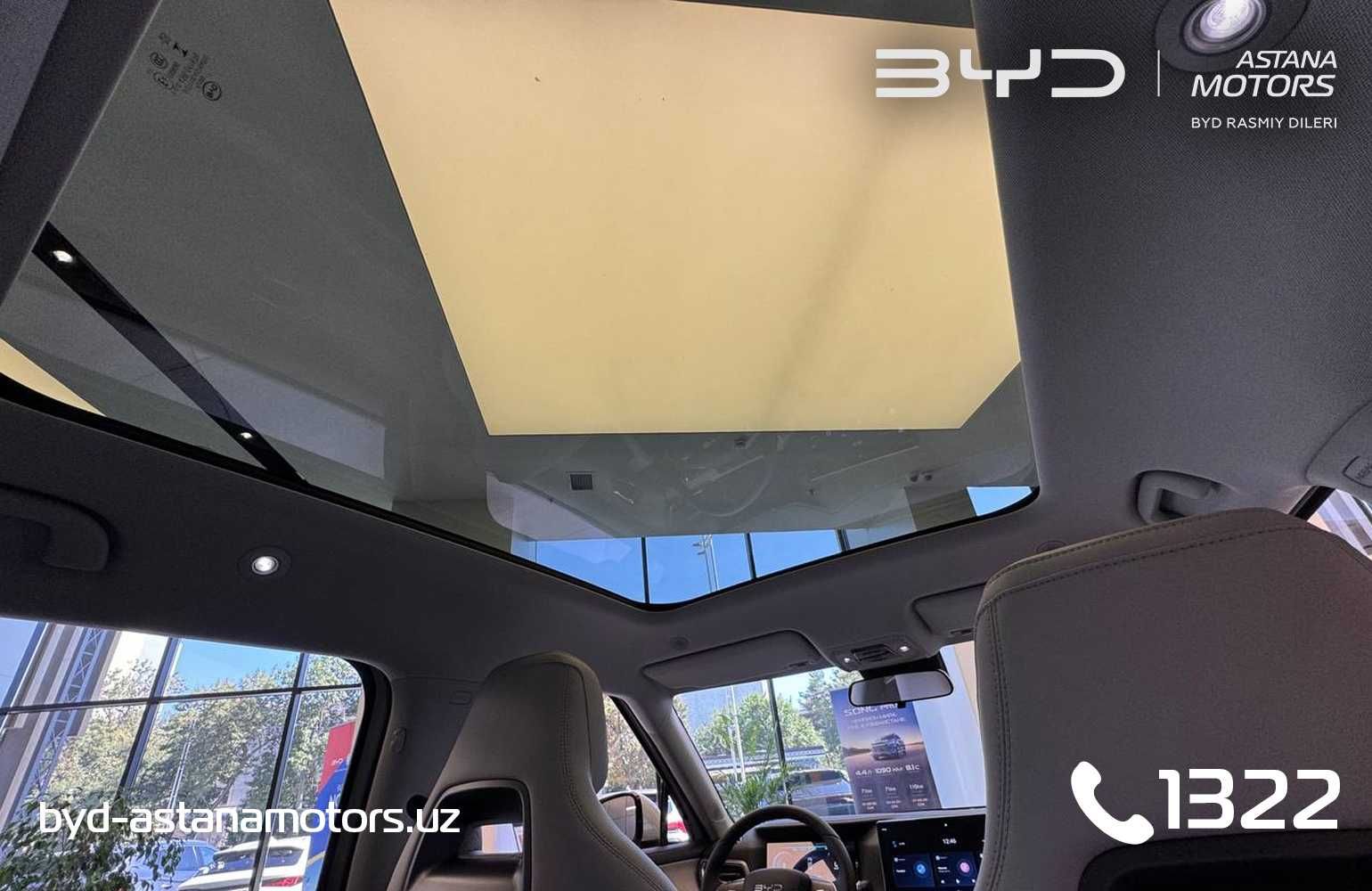 BYD YUAN UP EV Официальный дилер Астана Моторс Юнусабад