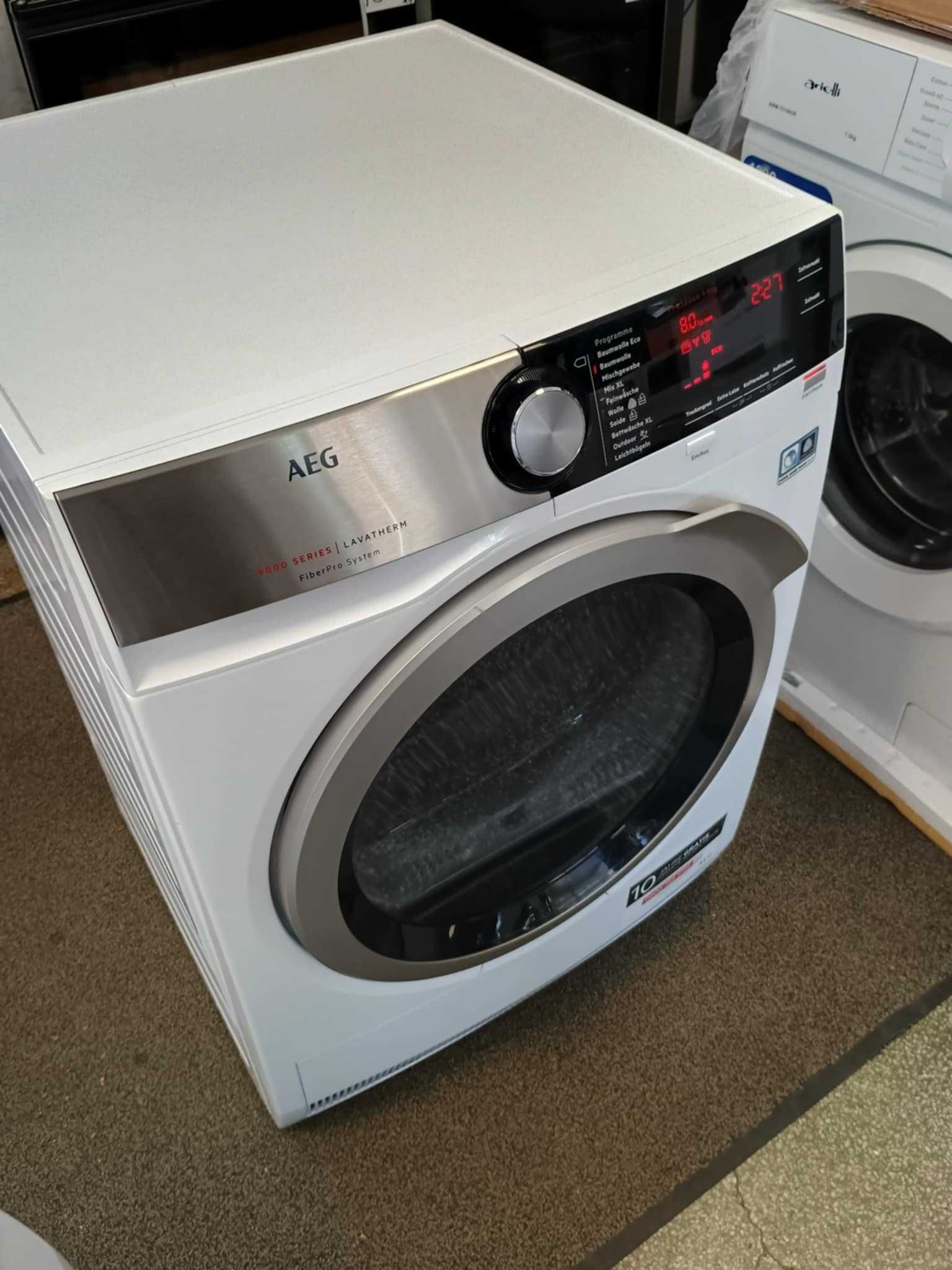 A+++ Сушилня с термопомпа AEG-АЕГ 8 кг 9000 Series SENSIDRY®