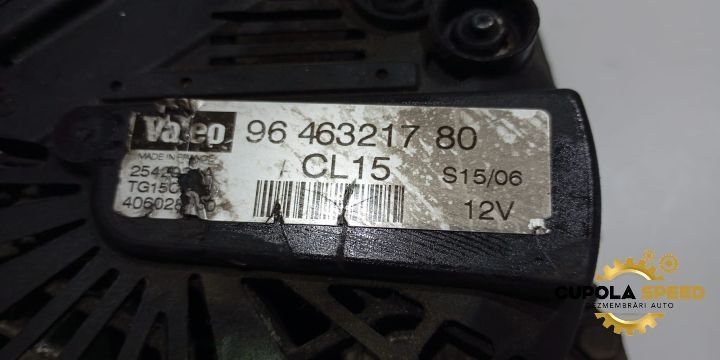 Alternator 9646321780 1.6hdi Citroen Berlingo 1 [facelift] [2002 - 20