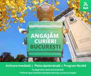 Angajări curieri Bolt Glovo Wolt in Bucuresti | închirieri vehicule