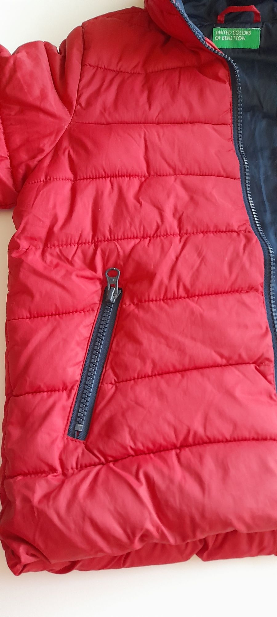 Зимно яке Benetton  5-6 г. плюс полар