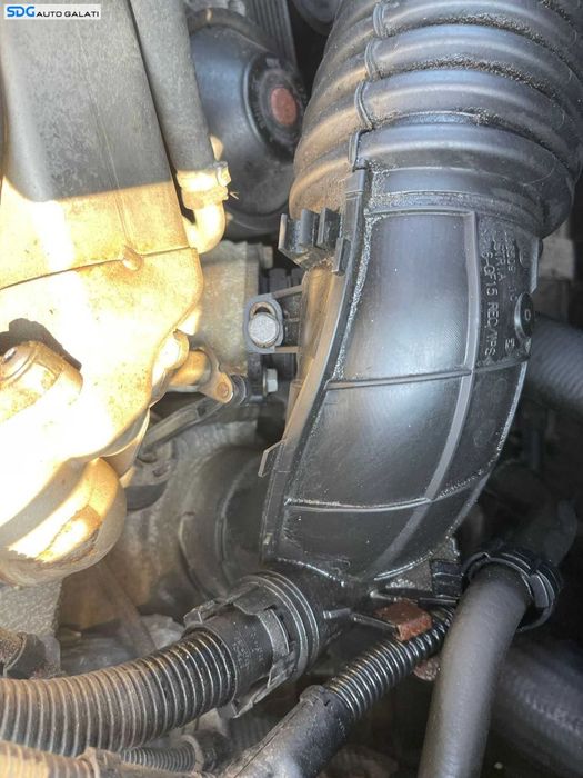 Furtun Conducta Tub Tubulatura Presiune Aer Turbo Turbina Turbosuflanta Intercooler BMW Seria 3 E90 E91 318 320 2.0 D N47 2007 - 2011 Cod 58650910 [C7528] [Depozit]