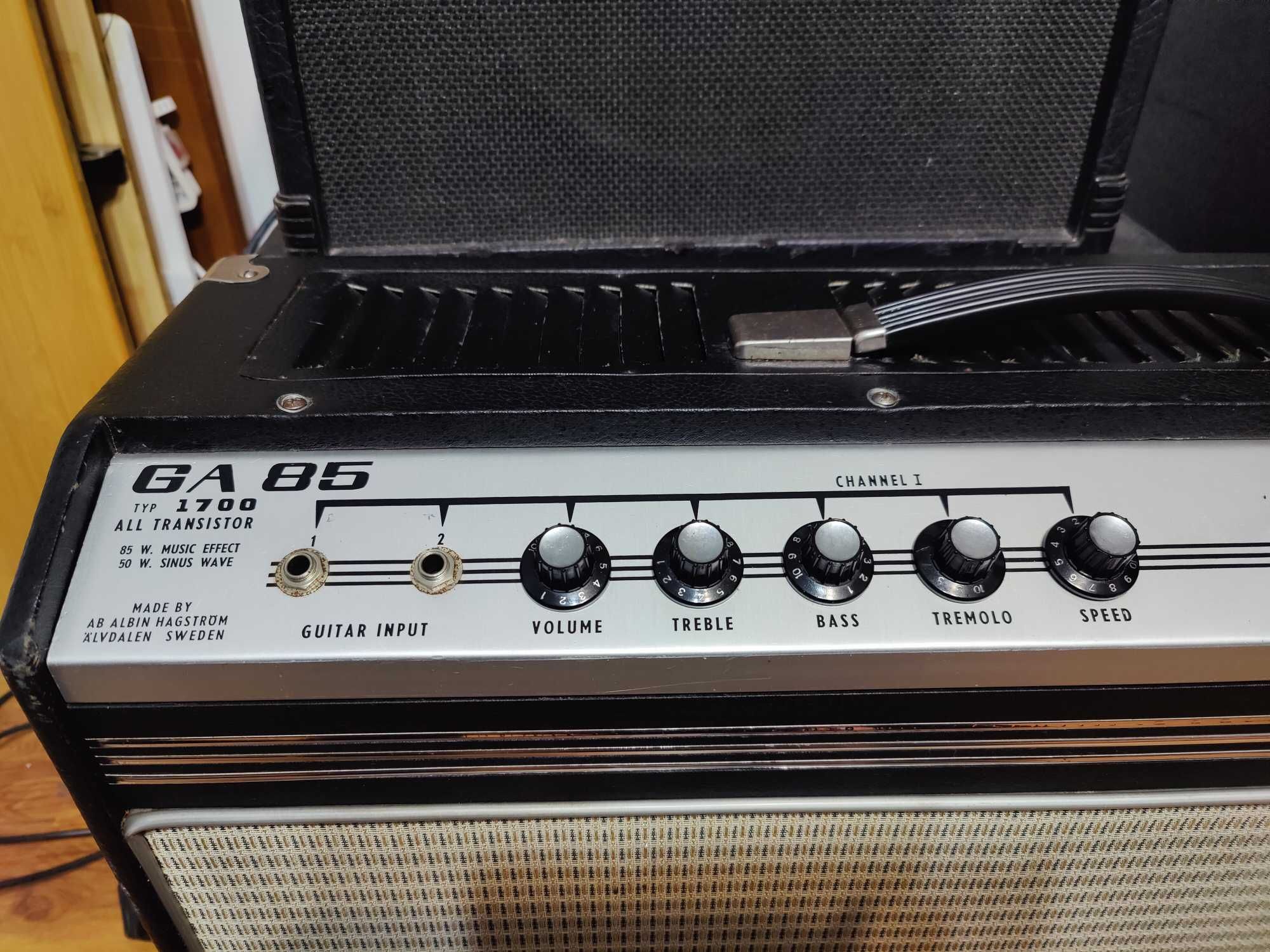 Amplificator chitara Hagstrom GA 85, made in Sweden, vintage